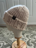 Hand Knit Merino Chunky Wool Toque — Off White