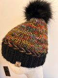 Hand knit chunky wool toque