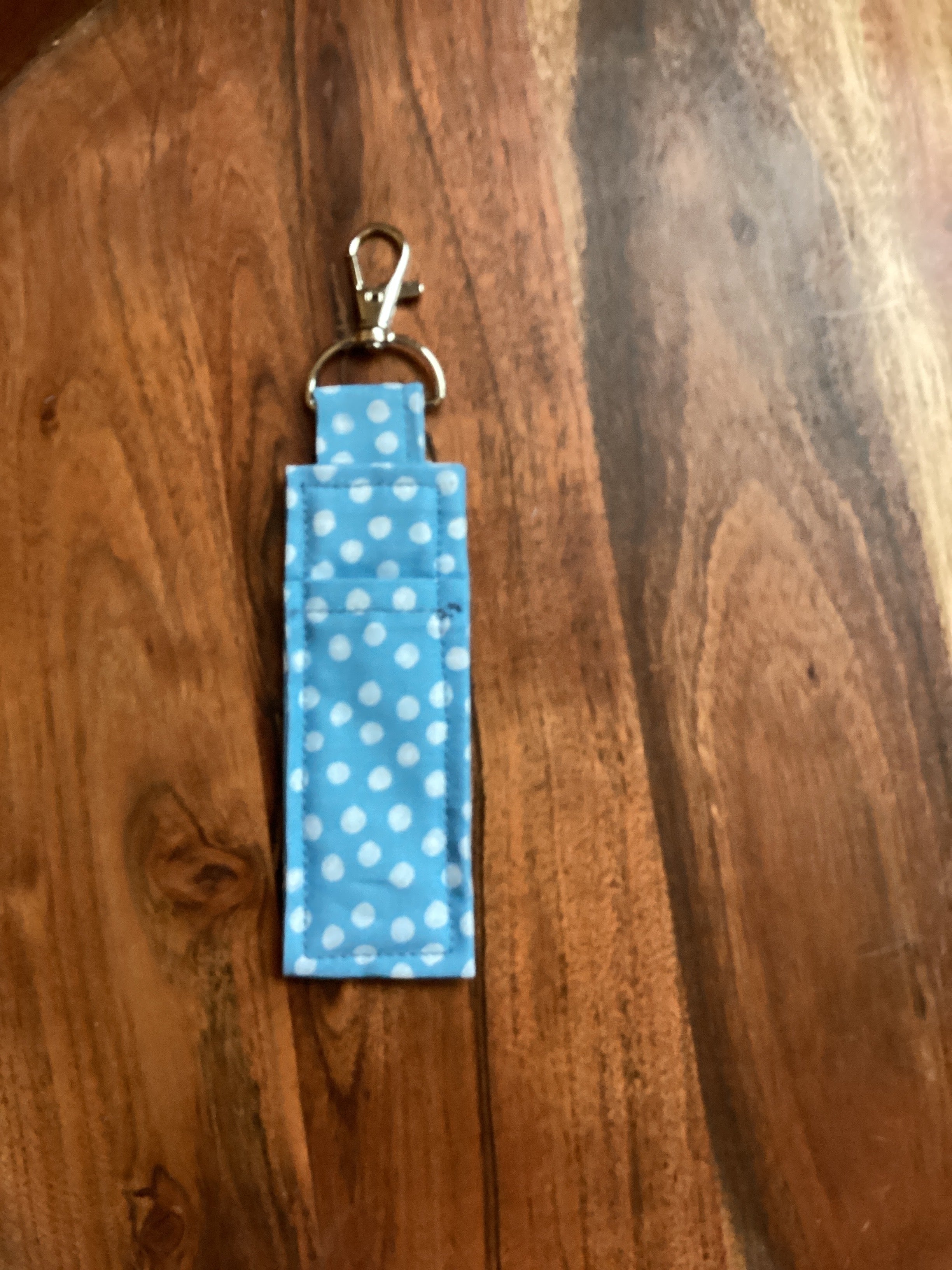 Cotton lip balm holder