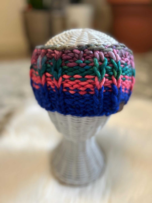 Hand Knit Wool Ear Warmer 