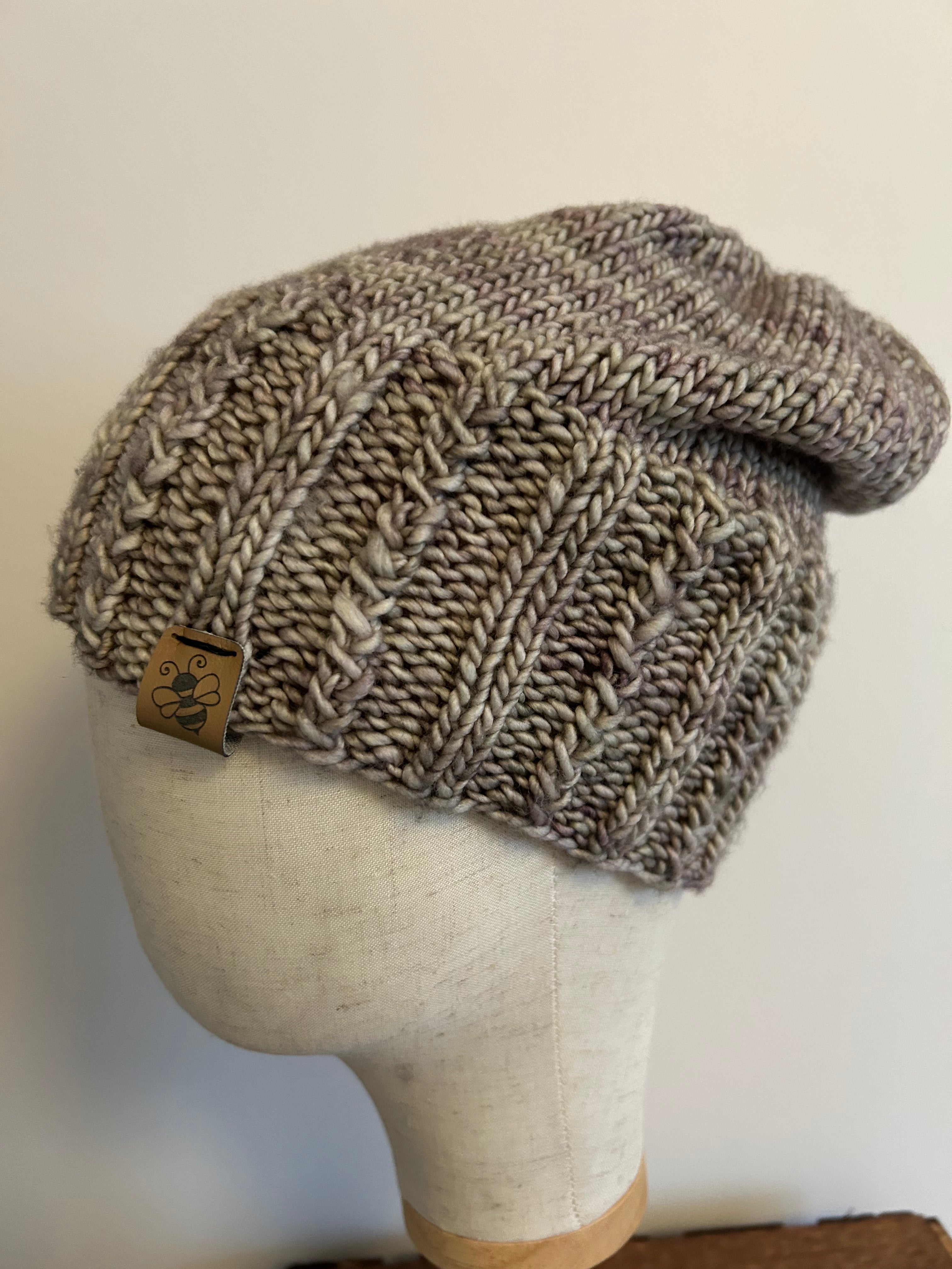 Handknit Merino Slouch Hat | Warm Winter Toque