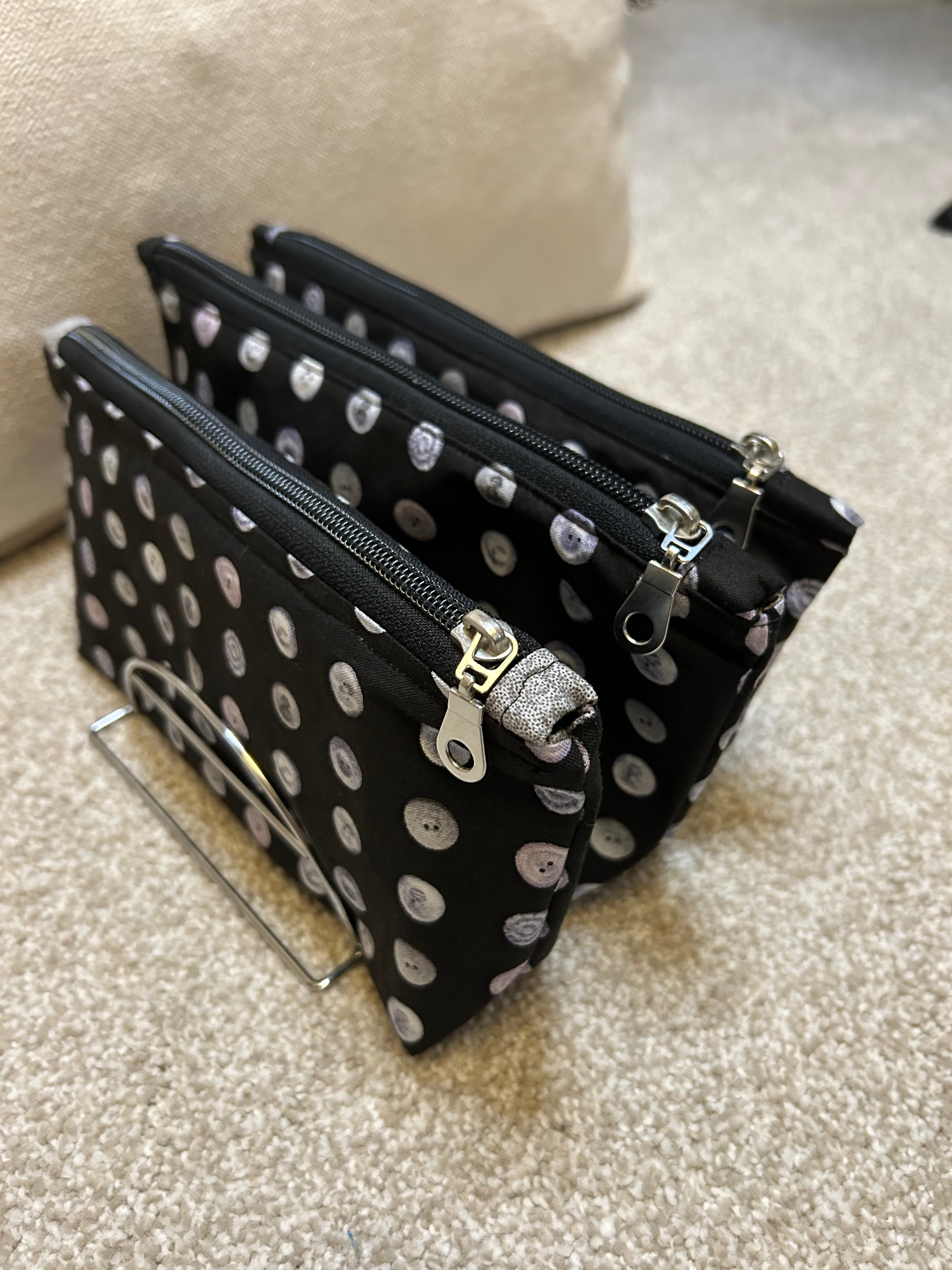 Handmade zipper pouch
