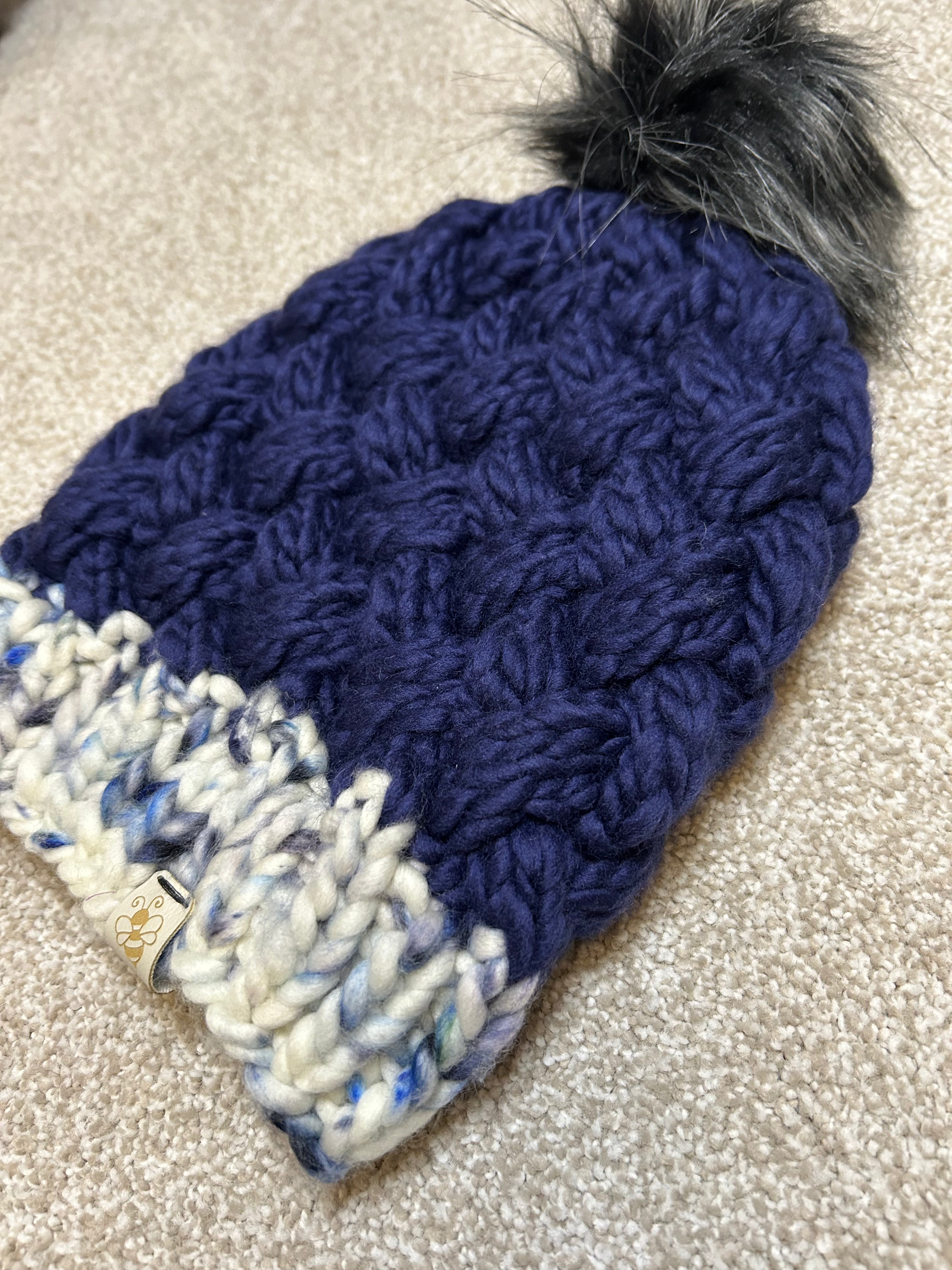 Handmade Merino Wool Knit Beanie