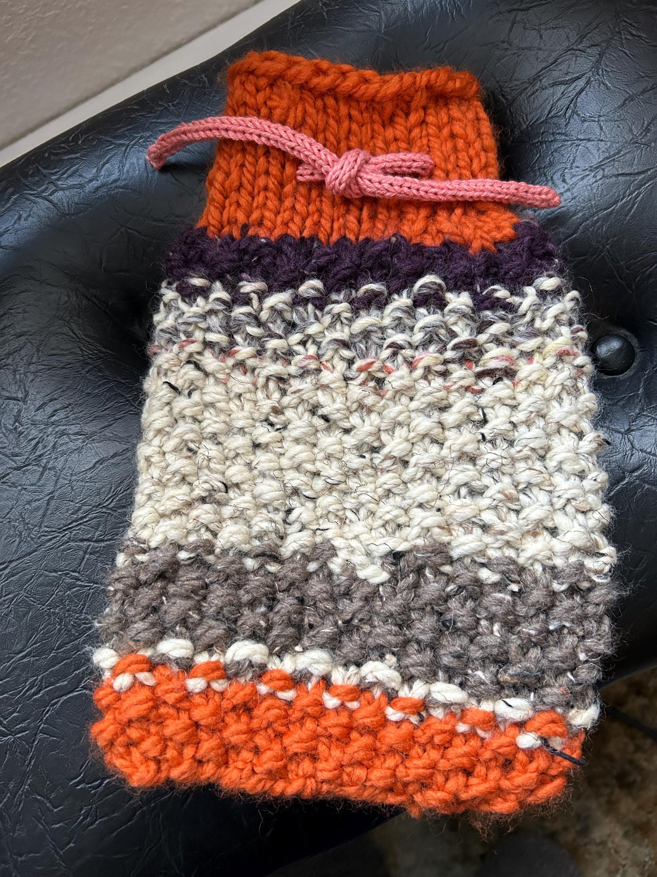 Hot water bottle cozy cover
