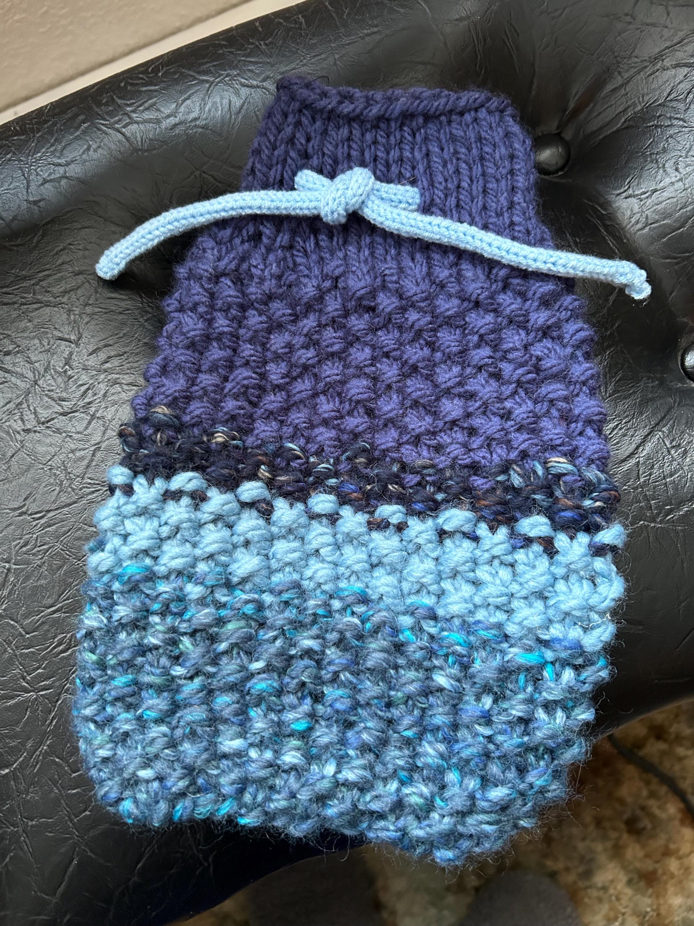 Hot water bottle cozy cover